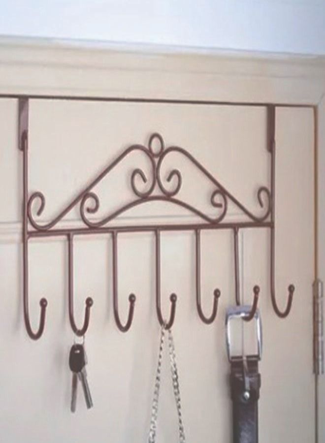 ZCM-HAPPY 2-Piece Bag Towel Coat Clothes Hat Over Door Hanger - Image 3