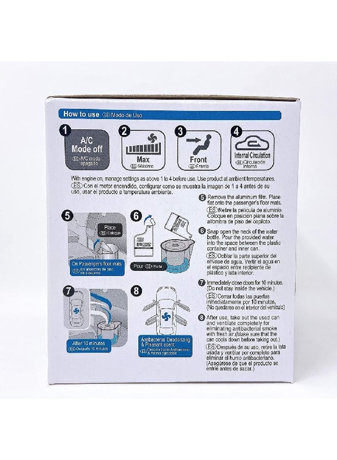 بولسون ACR-097-00008 مزيل الروائح الكريهة من السيارة لجهاز التدفئة والتكييف برائحة النعناع أزرق 165 غرام - Image 4