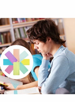 Generic Guided Reading Strips, 8 Pcs Dyslexia Overlay Ruler, Coloured Overlays Ruler Highlight Strips Tracking Rulers for Dyslexia, ADHD and to Reduce Visual Stress  - Image 4