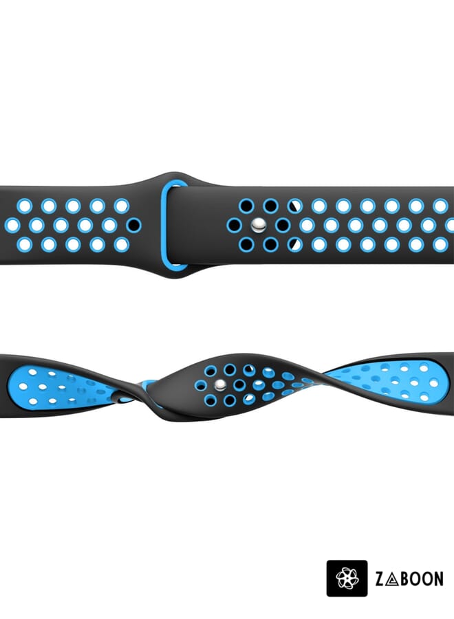 Zaboon Garmin MARQ Athlete Gen 2 22mm Sports Breathable Silicone Watch Band - Image 4