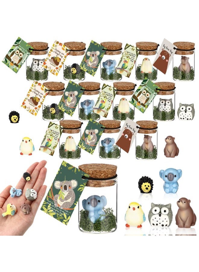 Fumete 35 Set Back to School Supplies for Students Teachers Employee Appreciation Gifts Bulk for Coworker Staff Emotional Support Positive Desk Pets Small Thank You Gifts for Team Volunteer(Jungle) - Image 1