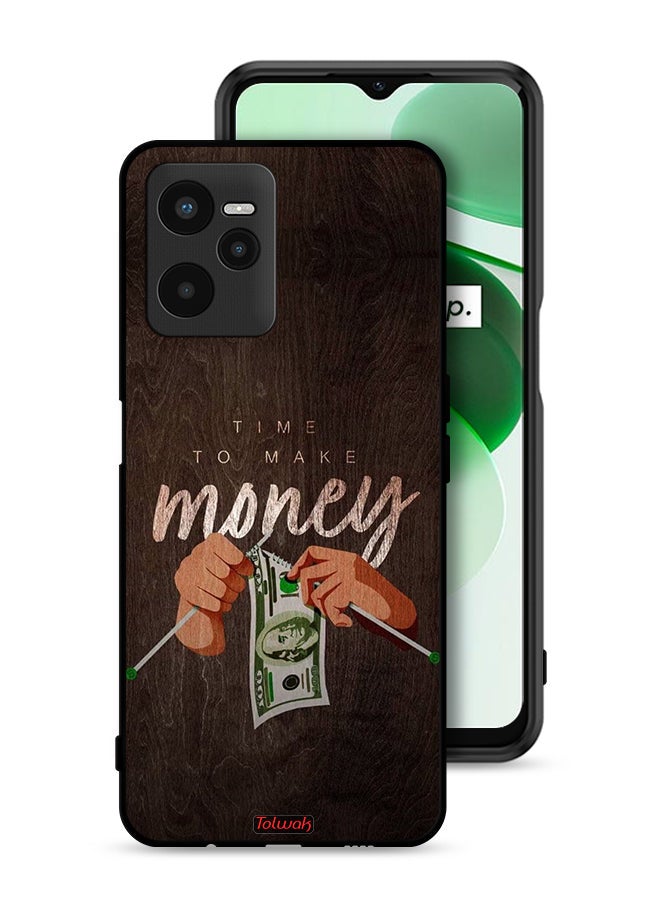 Tolwak Realme C35 Protective Case Cover Time To Make Money - Image 1