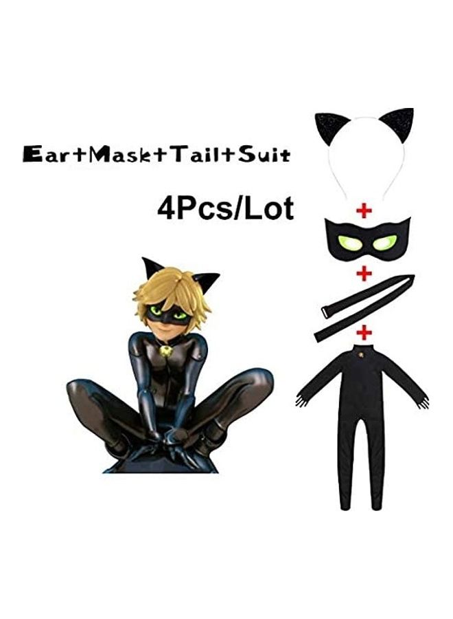 4-Piece Cat Costume for Kids XS - Image 2