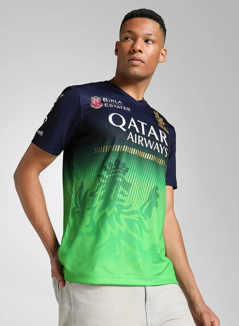 بوما تيشيرت رويال تشالنجرز بنغالور طبق الأصل لدوري أبطال الكريكيت الهندي