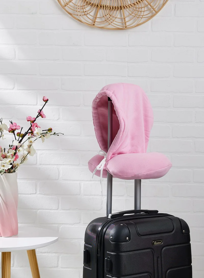 Typo Travel Pillow With Hood