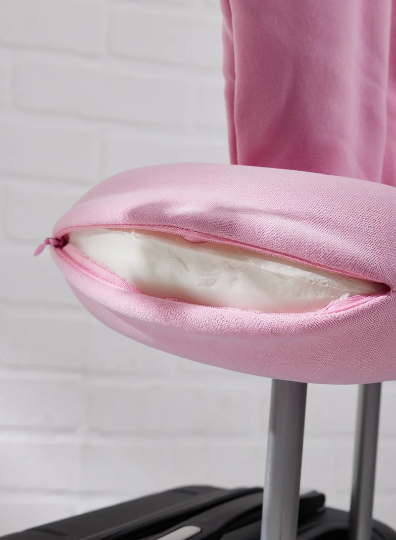 Typo Travel Pillow With Hood