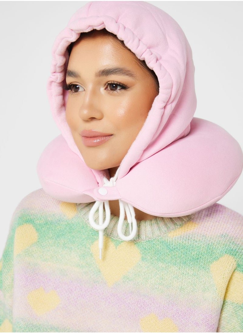Typo - Travel Pillow With Hood - Image 1