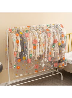 EBMINI New Enlarged Thickened Printed PEVA Storage Clothing Dust Cover 