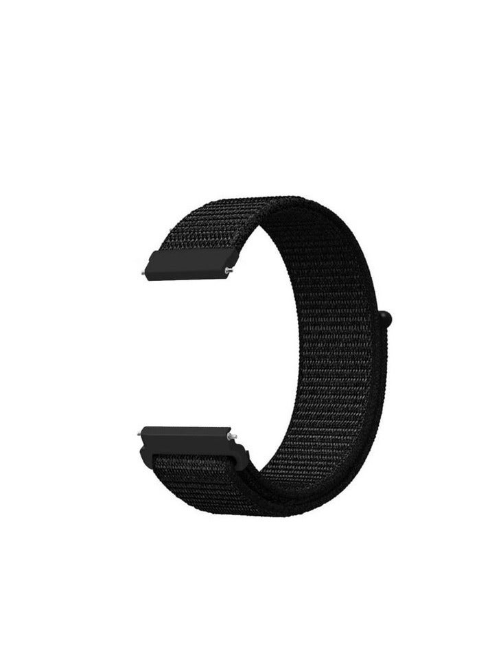 حزام بديل نايلون نايلون 20 ملم لشاومي أمازفيت جى تى اس 2 / جى تى اس  / جى تى اس 2 اي  / جى تى اس 2 ميني - أسود - Image 1