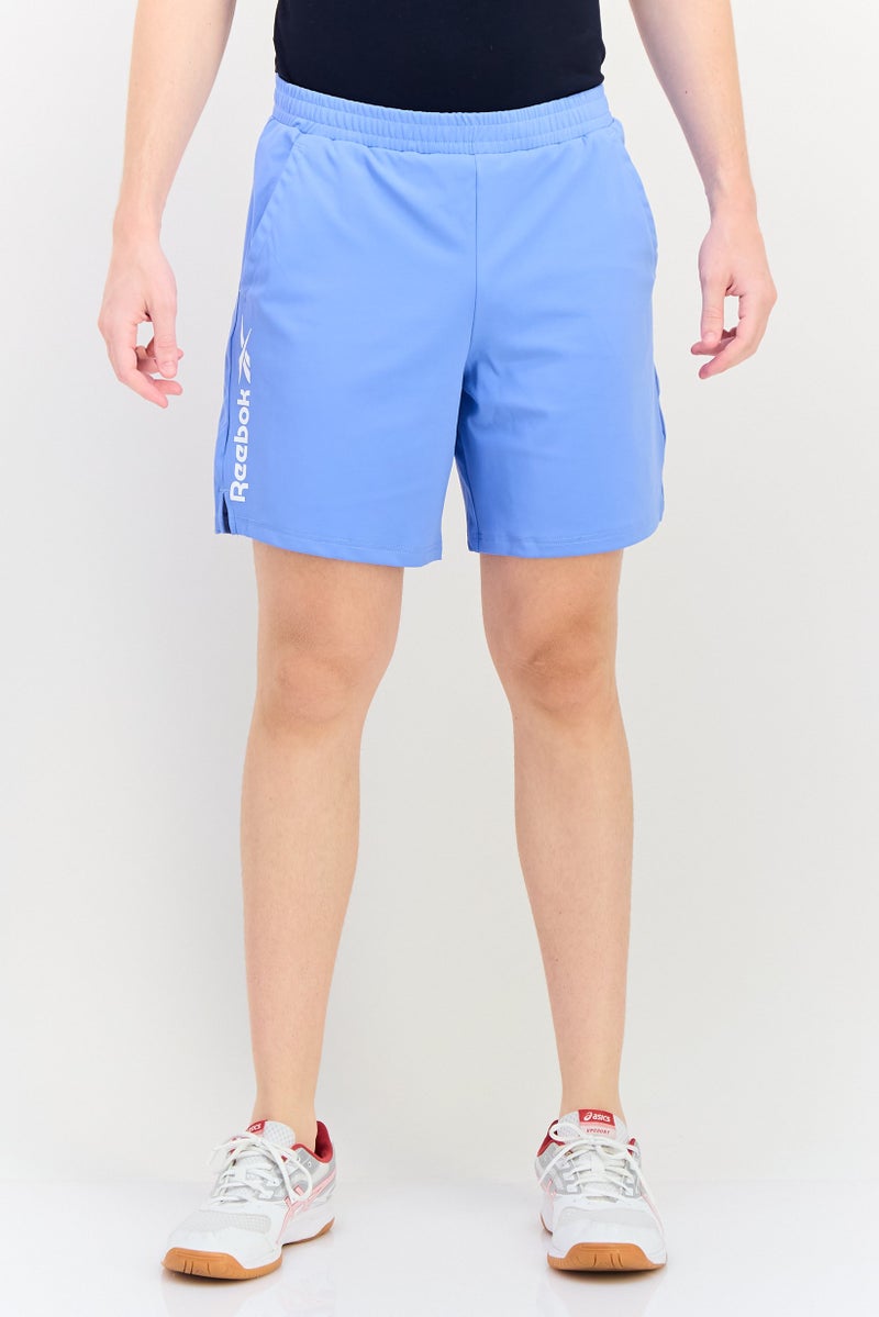 Reebok Men Sportwear Fit Running Shorts, Light Blue - Image 1