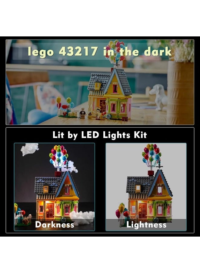 Vonado مجموعة إضاءة LED من فوندادو لبيت ليغو وبيكسار 'أب' 43217، إضاءة DIY متوافقة مع بيت ليغو أب 43217 (بدون نموذج ليغو)، أضواء إبداعية لمجموعة ليغو أب (فقط الأضواء) - Image 2