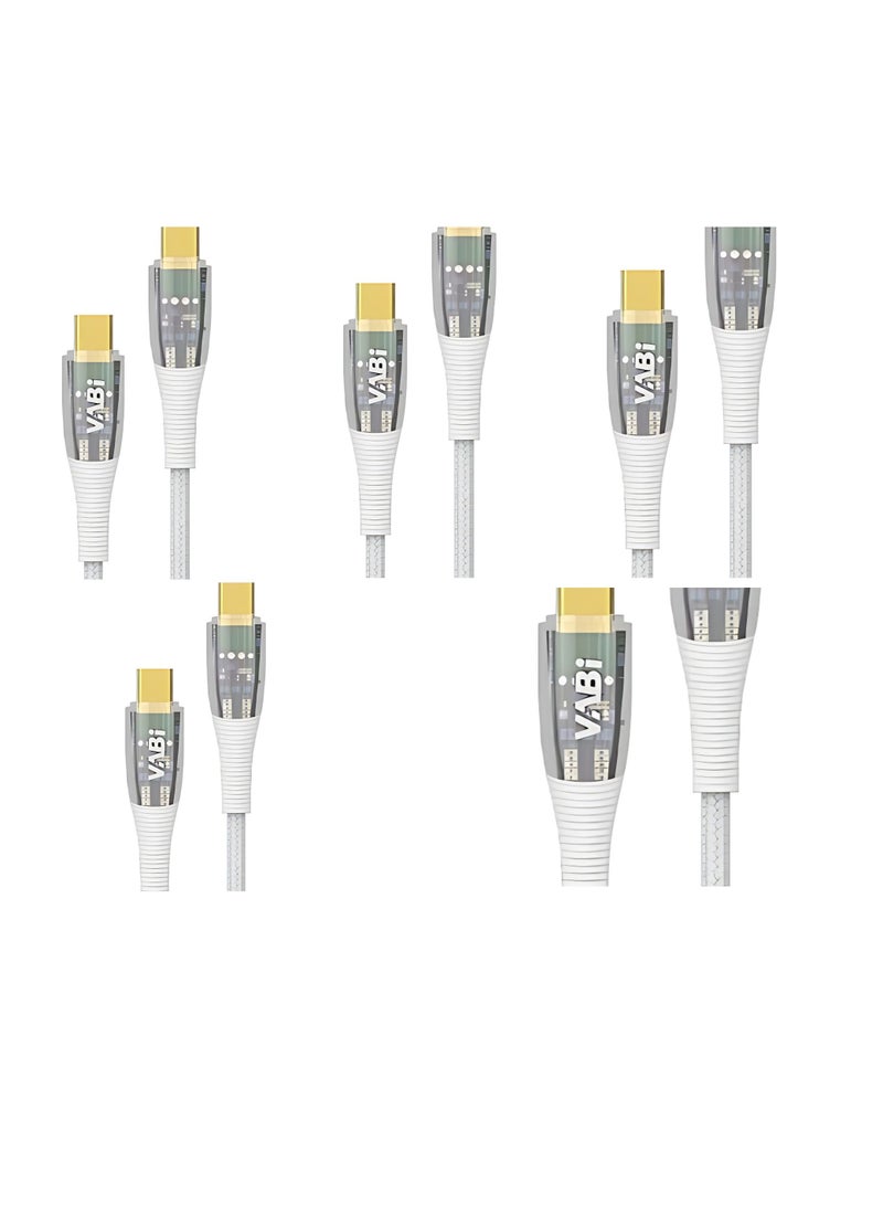 Vabi Braided Fast charge Cable Type C to C - Image 2