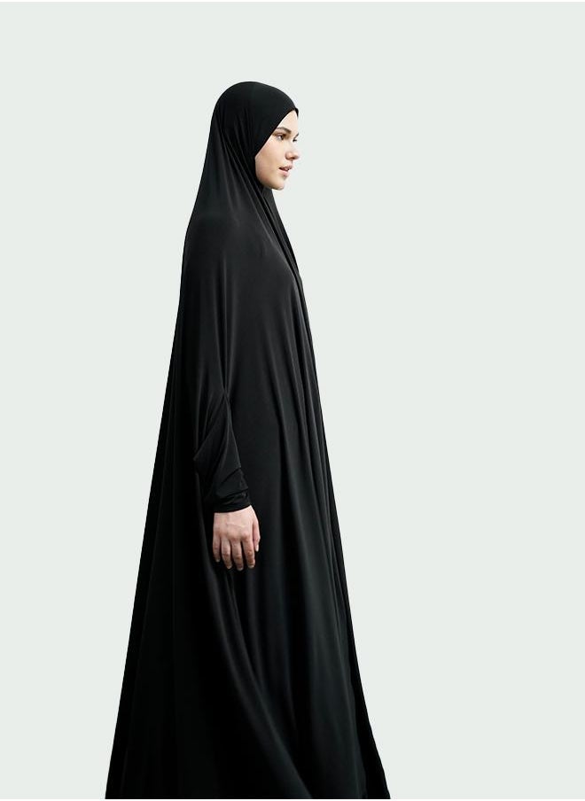 JAMEELA Modest black Lycra fabric breathable prayer dress - Image 3