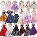 ZTWEDEN Doll Dress Set with Handmade Doll Clothes Wedding Party Dresses Gown Includes Gloves for 115 Inch Girl Doll6 Styles - Image 2