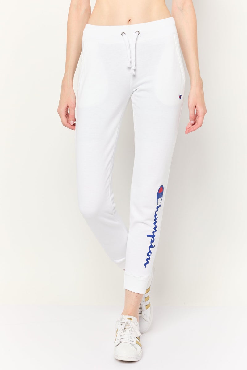 Champion Women Loose Fit Outdoor Sweatpants, White - Image 1