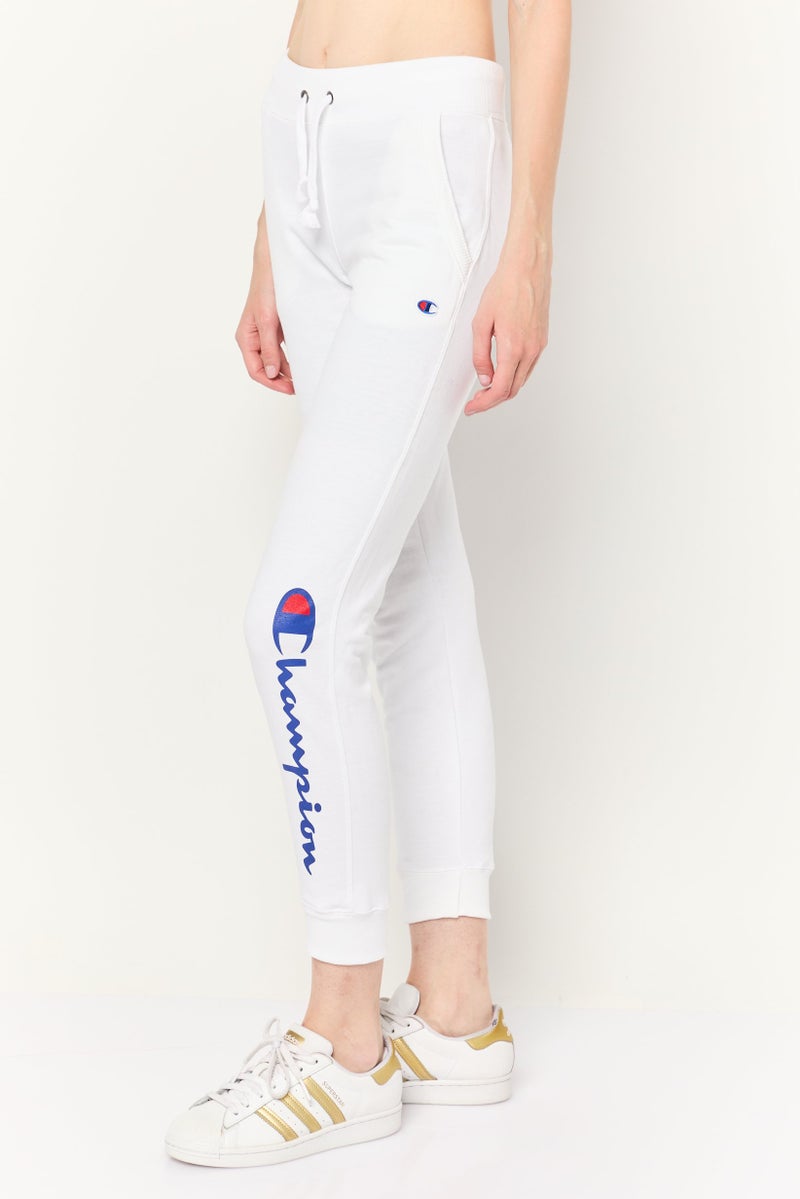 Champion Women Loose Fit Outdoor Sweatpants, White - Image 3