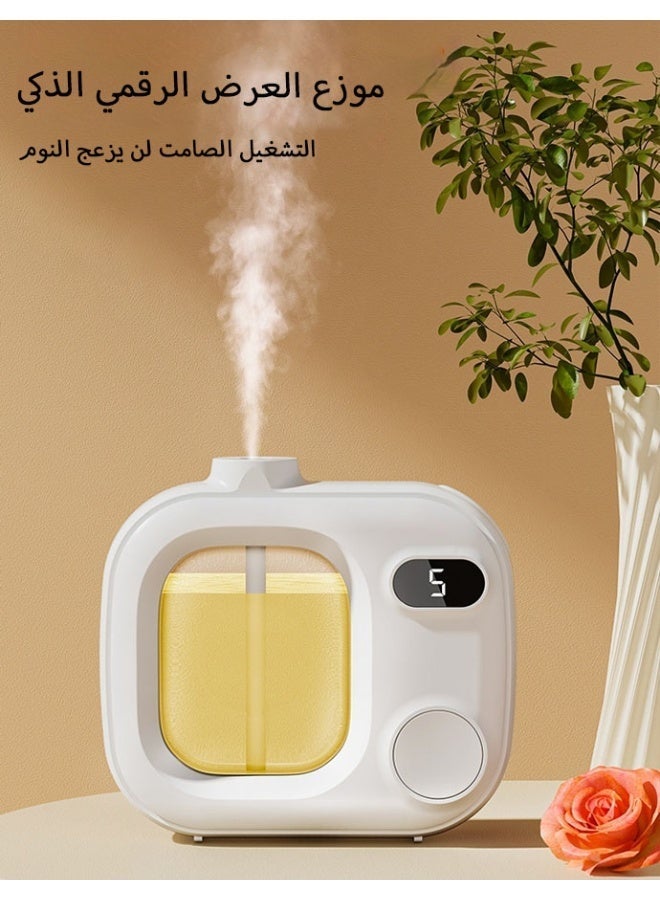 موندا مرطب هواء وموزع عطور 500 مل بالموجات فوق الصوتية، جهاز تعطير الجو بالزيوت العطرية مع إضاءة LED، تشغيل هادئ، 5 أوضاع ذكية مع إيقاف تلقائي للمنزل والمكتب وغرفة النوم والسبا - Image 1