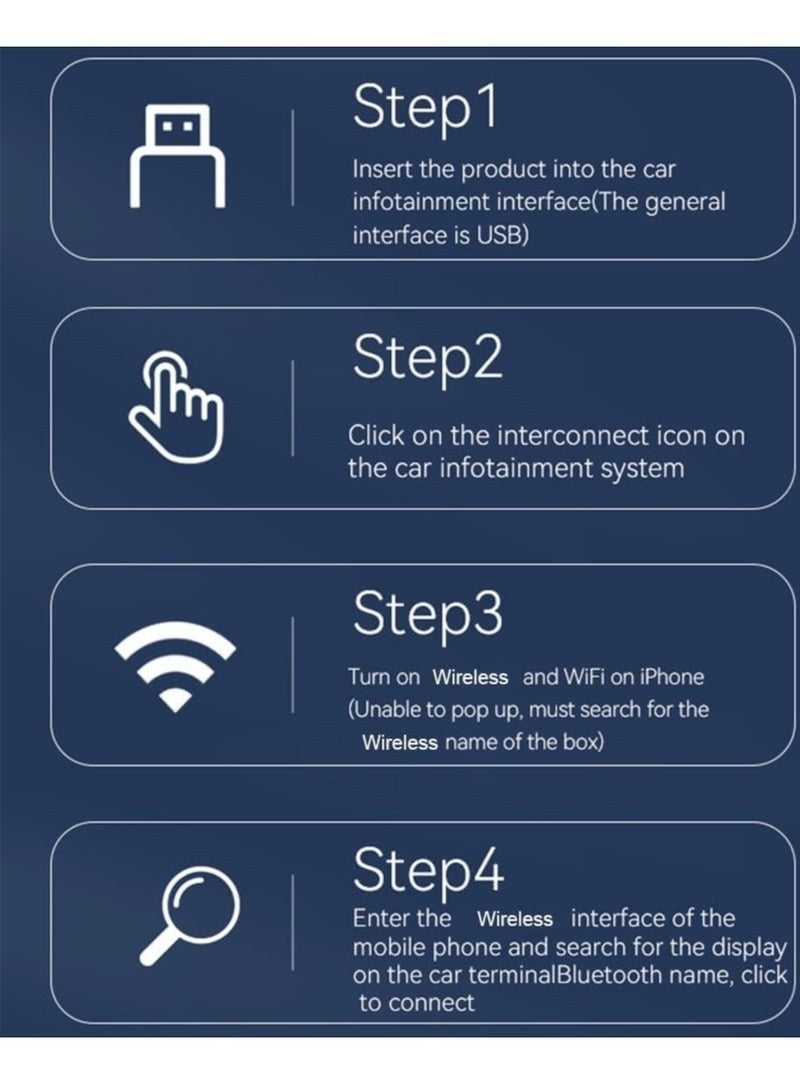 2 in 1 Wireless Carplay Auto Adapter Mini Box with Bluetooth 5.0 and WiFi for Wired CarPlay/Auto Cars - Image 3