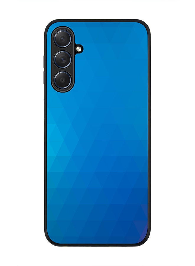 Stylizedd Rugged Black edge case for Samsung Galaxy M54 5G, Slim fit Soft Case Flexible Rubber Edges Anti Drop TPU Gel Thin Cover -  Ocean Prism - Image 1