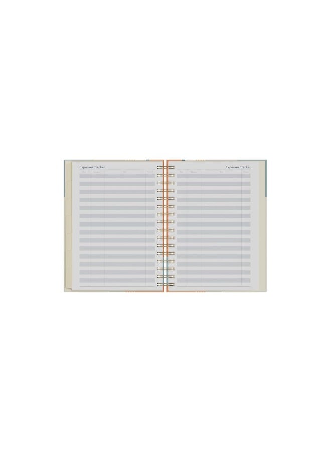 Collins Collins A5 Scandi 2025–2026 Academic Month Planner (July 2025–Jul 2026) A5, Hard Cover- Geo Grey  - Image 4