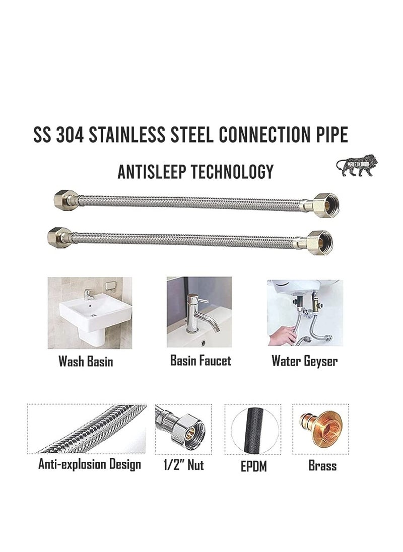 Generic 18 connector pipe stainless steel 304 12 pack of 2pcs  - Image 2