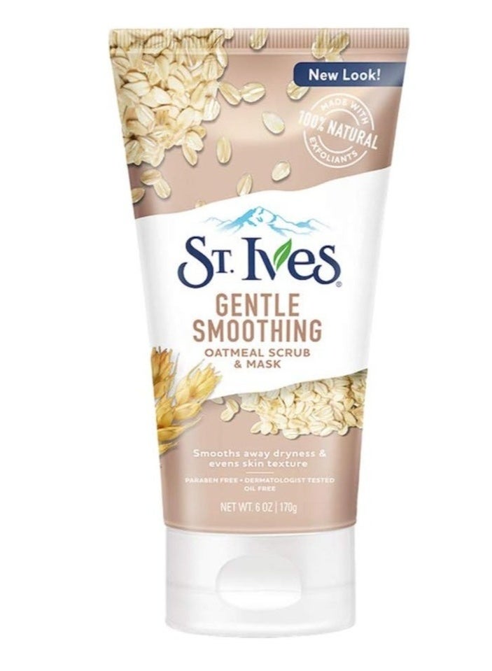 St. Ives Gentle Smoothing Face Scrub and Mask, Oatmeal