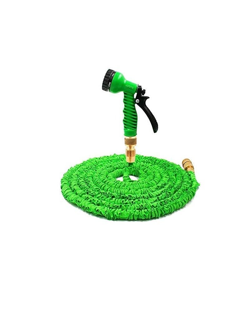ROBUSTLINE Robustline Magic Garden Hose | 75 FT Latex | Hose With Brass Connector and spray nozzle | Expandable Water Hose | - Image 1