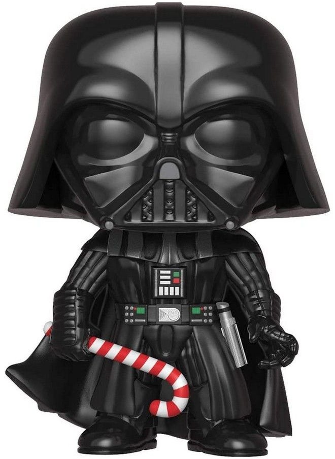 Funko Pop Star Wars: Holiday Darth Vader With Candy Cane (Styles May Vary) Collectible Figure Multicolor  - Image 3
