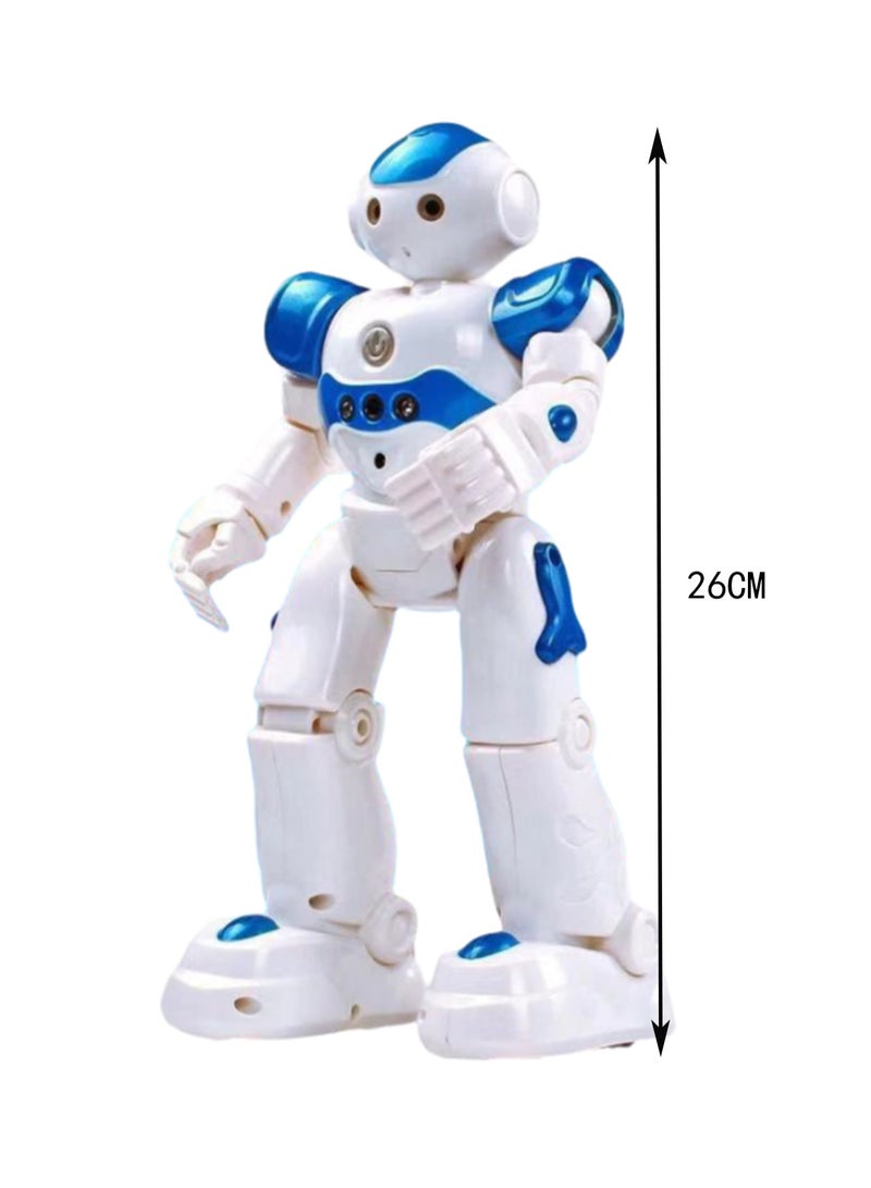 Blue Alrock Kids Robot, Smart Gesture Sensor And Rechargeable Robot Toy For Kids, Walks, Slides, Turns, Sings, Dances, Talks And Teaches Science  - Image 2