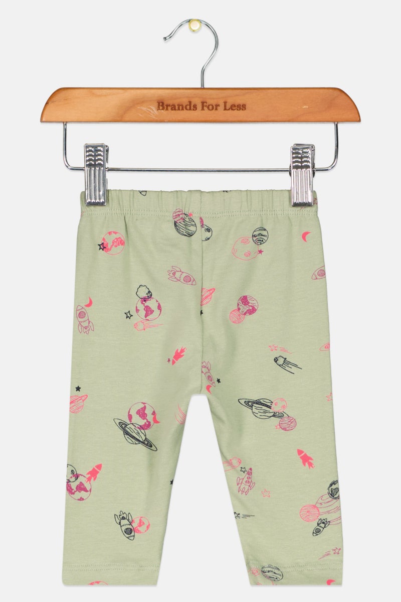 GAP Toddlers Girl Allover Print Leggings, Multicolor - Image 2