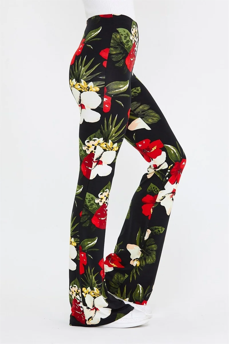 بي ار زد كولكشن Floral Patterned Women's Trousers