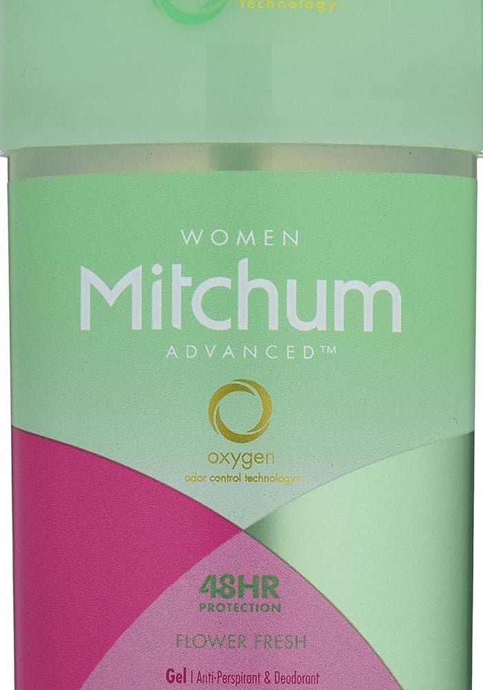 Mitchum Advanced Anti-Perspirant & Deodorant for Women, Power Gel, Flower Fresh, 2.25 oz (Pack of 6) - Image 1