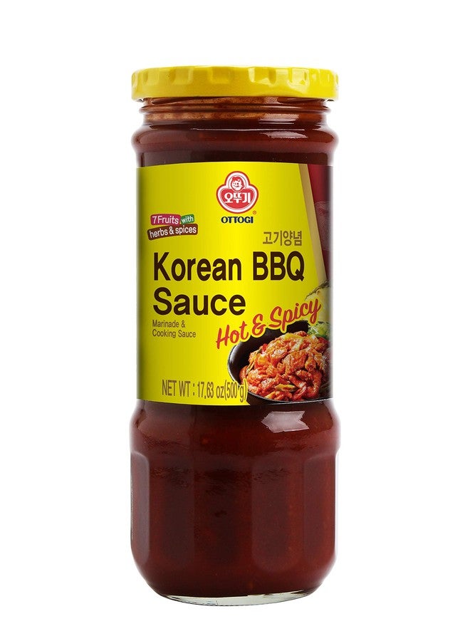 OTTOGI Authentic Korean BBQ Sauce Hot & Spicy, Marinade & Cooking Sauce 500g - Image 1