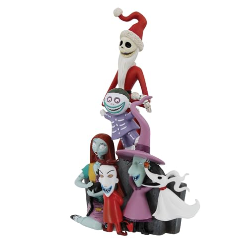 Enesco Disney Showcase the Nightmare Before Christmas Character Pyramid Figurine 9 Inch Multicolor - Image 3