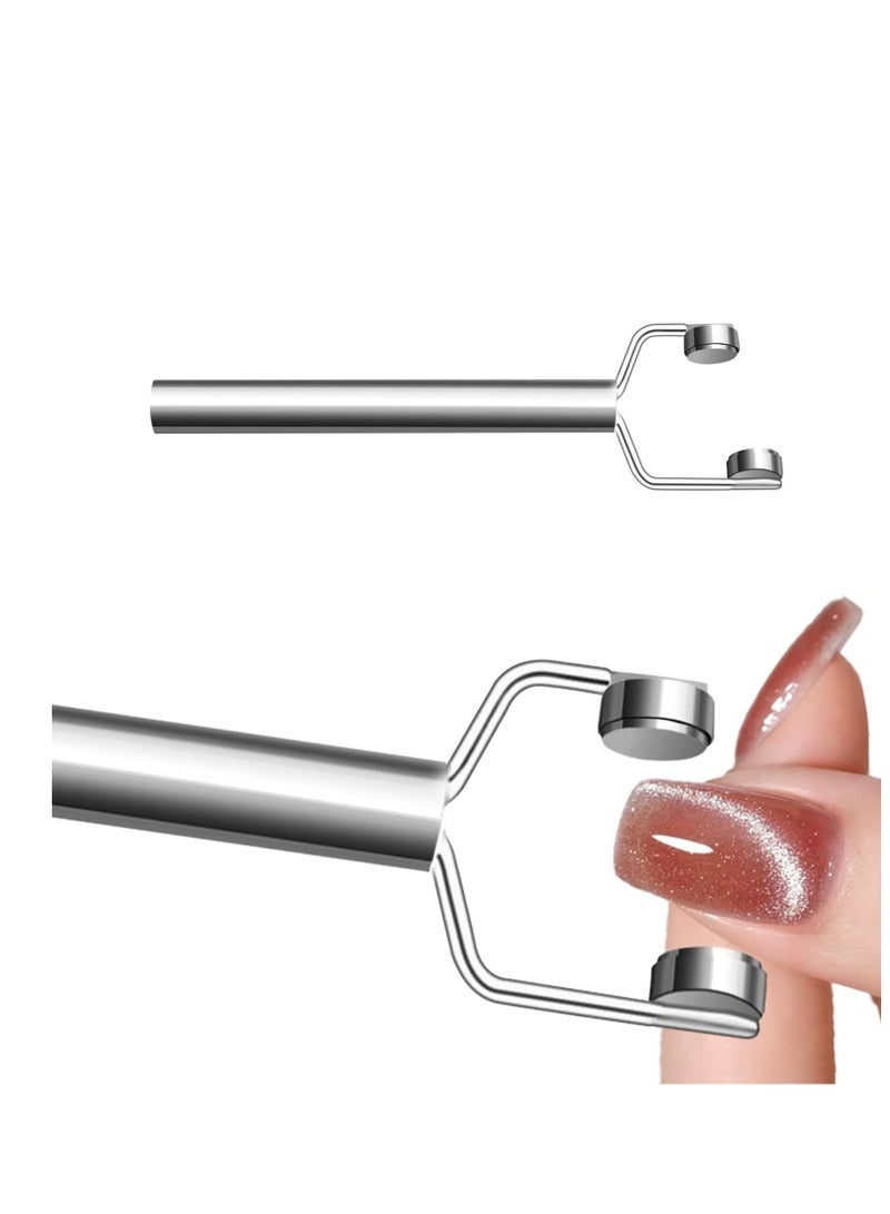 Nail Magnet Y-Shaped DoubleHeadMagnetic Cat Eye Gel Polish - Image 1