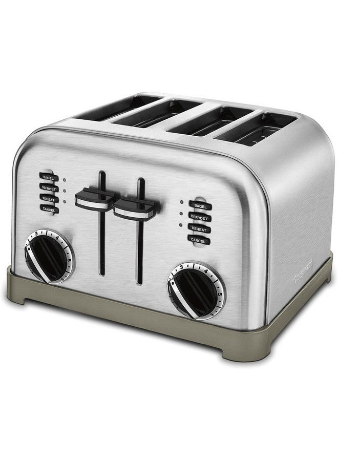Cuisinart Cuisinart 4 Slice Toaster Oven, Brushed Stainless, CPT-180P1  - Image 1