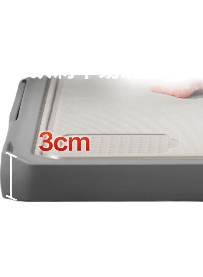 Supor Dual-Use Antibacterial Cutting Board, Stainless Steel Chopping Board, Anti-Mold, Non-Slip, D423019Ae1 - Image 2