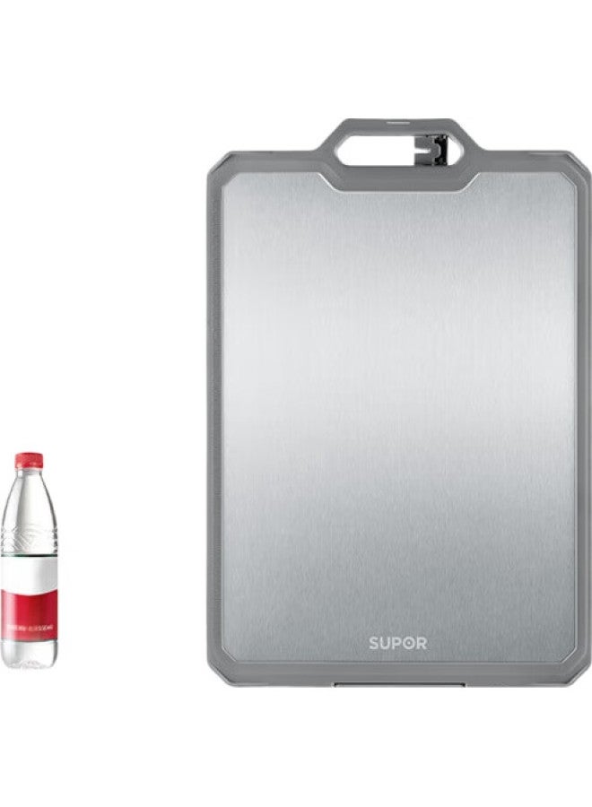 Supor Dual-Use Antibacterial Cutting Board, Stainless Steel Chopping Board, Anti-Mold, Non-Slip, D423019Ae1 - Image 1