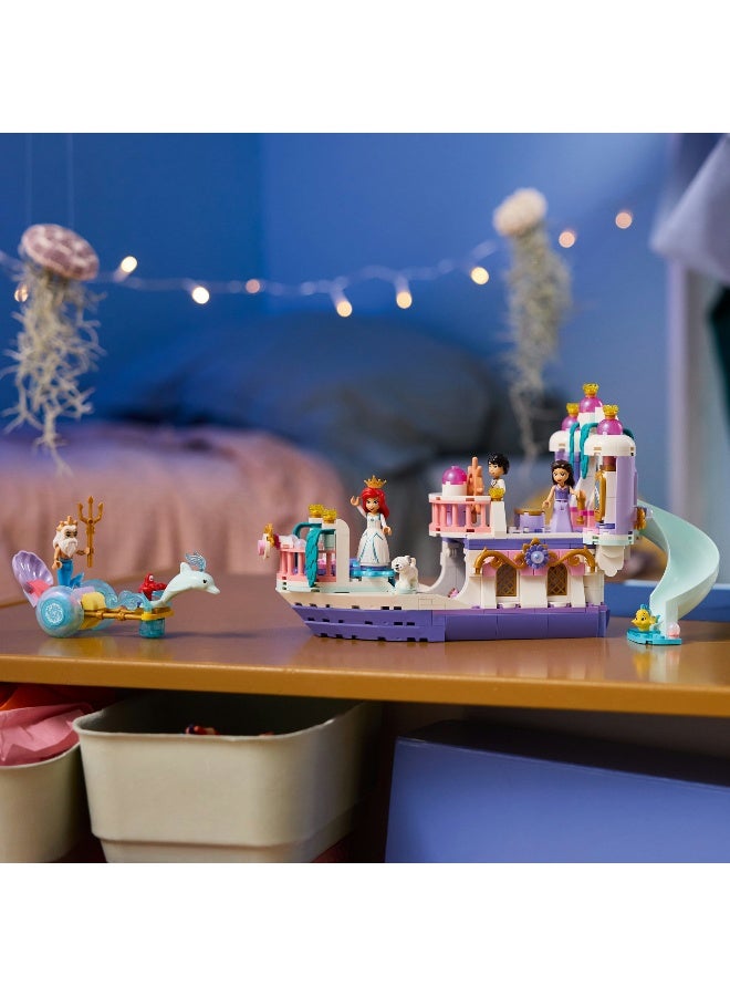 LEGO Disney Princess Ariel’s Royal Wedding Boat 43299 Building Toy Set (301 Pieces) - Image 5