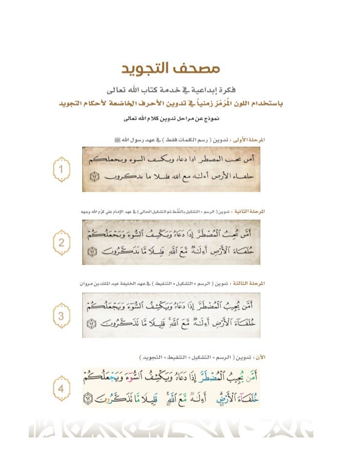 Tajweed Quran with word explanation, measuring 10*14 cm - Zippered cover - Image 3