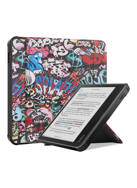 Kobo Libra Color 7 Inch 2024 Releases E-Reader Holster Kobo Libra Color Smart Slim Lightweight Premium TPU Holster with Auto Sleep/Wake Function