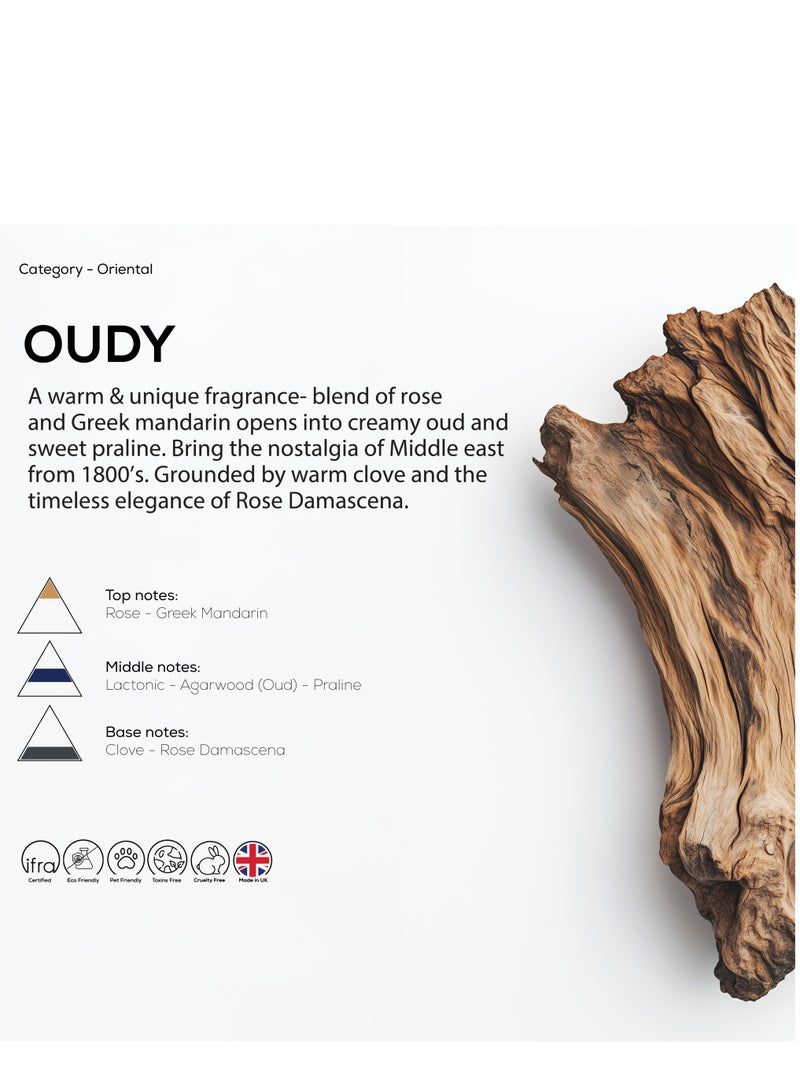 Dr Scent Breeze of Joy Diffuser Aroma Oudy, With Intense Notes Rich Agarwood, Sweet Hearty Notes Praline, Finishing with Strong Woody Hints Clove (500ml) - Image 2