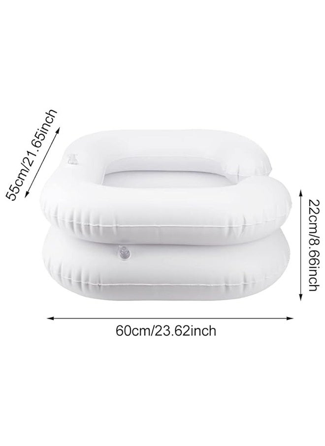 Portable Inflatable Rinse Basin For Washing And Cutting Hair At Home And In Bed Without A Salon Chair,Inflatable Shampoo Bowl Bed Washing Basin For Elderly Disabled - pzsku/Z4502FEBBC298B241AA4CZ/45/_/1699250842/48680c0f-43bf-4e7e-a593-93e9395aa70a