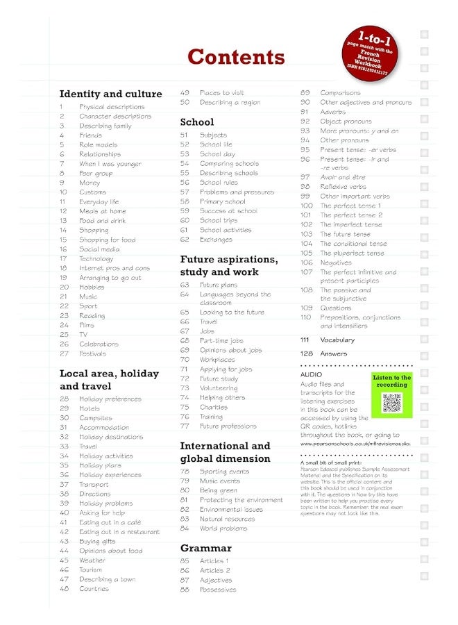 مراجعة بيرسون Edexcel GCSE (9-1) دليل المراجعة الفرنسية الإصدار الثاني: لتقييمات وامتحانات 2024 و2025 - بما في ذلك. طبعة مجانية على الانترنت - Image 3