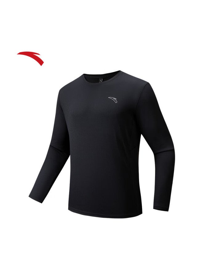 Anta Quick-dry Master Long Sleeve T-shirt Men's Autumn New Running Quick-dry Fitness Training Sports Base Layer Top - Image 4