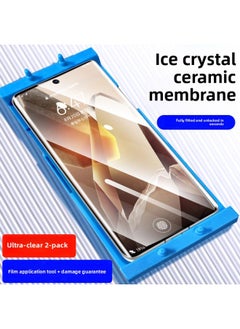 For One Plus 13 Tempered Film 12ace3 One Plus Ace2pro One Plus 11 Mobile Phone Ace5oppo10pro9-Colour:Curved Ceramic Membrane★2 Pieces Of Ultra-clear [full Glue Without Black Edges]★Ultrasonic Second Unlock★Glass Texture] Free Artifact + Compensation For Damaged Stickers-Size:Oneplus 8 Pro