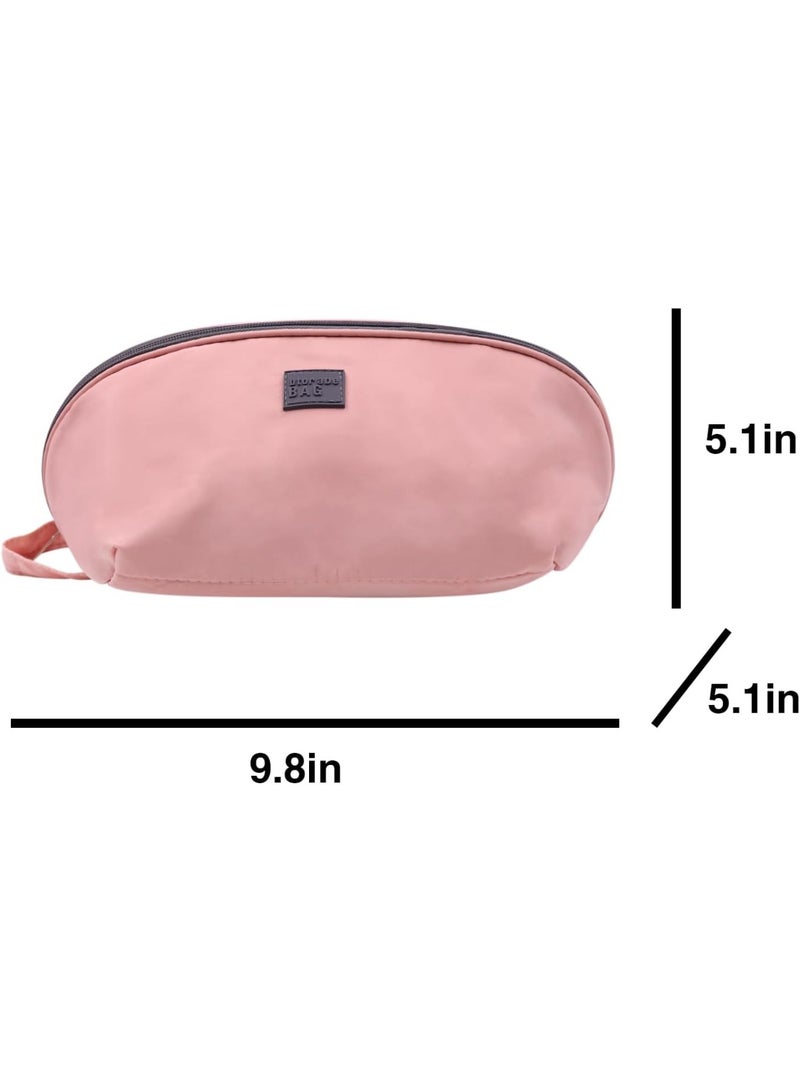 YelaJoy Travel Underwear Organizer Bag Multifunctional Travel Bra Underwear Storage Bag Portable Socks Lingerie Pouch,Pink - Image 3