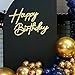MASTRON Happy Birthday Sign for Backdrop Glitter Felt Happy Birthday Letter Sign for Balloon Arch Birthday Party Balloon Arch Backdrop Decorations for Birthday Party Baby Shower Gold - Image 3