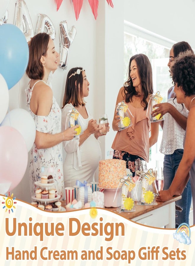Dimsile 25 Sets Here Comes the Son Baby Shower Favors for Guests Hand Cream Sun Soap Party Favors Sunshine Baby Shower Guests Gifts with Organza Bags and Thanks Tags for Wedding Party - Image 5