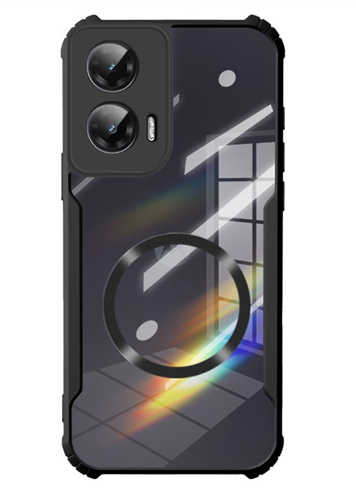 Fankalo - Magnetic Phone Case for Motorola Moto G35 Protector Magnetic Suction Car Phone Case with Anti Drop Function,Yellow-proof, Shock-proof and Drop-proof Phone Cover - Image 1